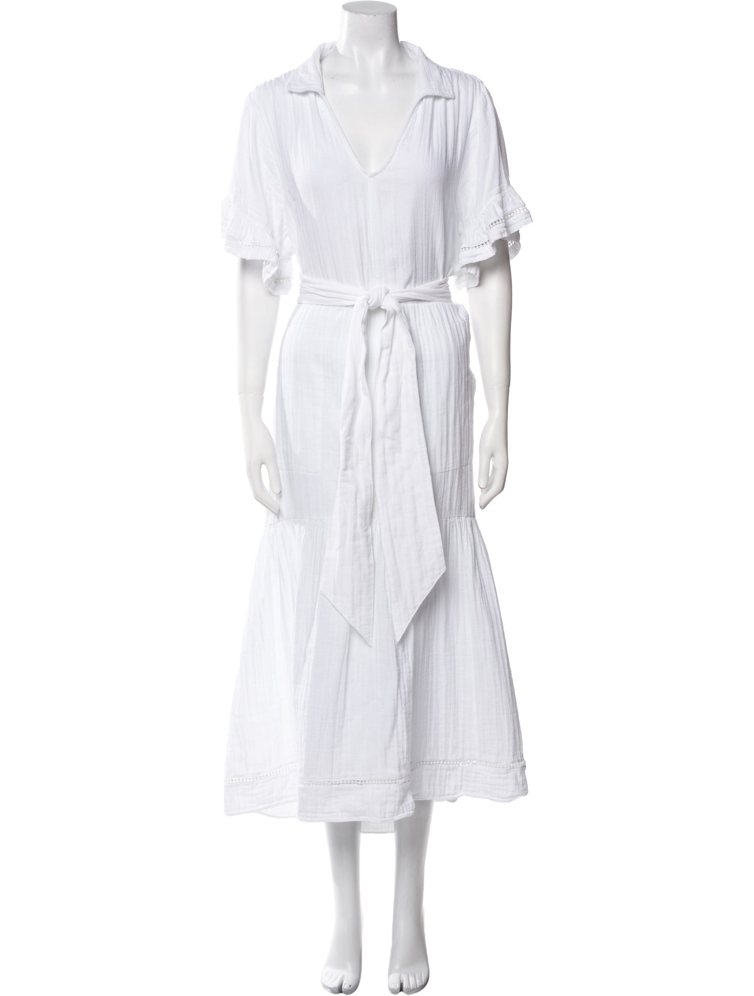 ME+EM V-Neck Long Dress