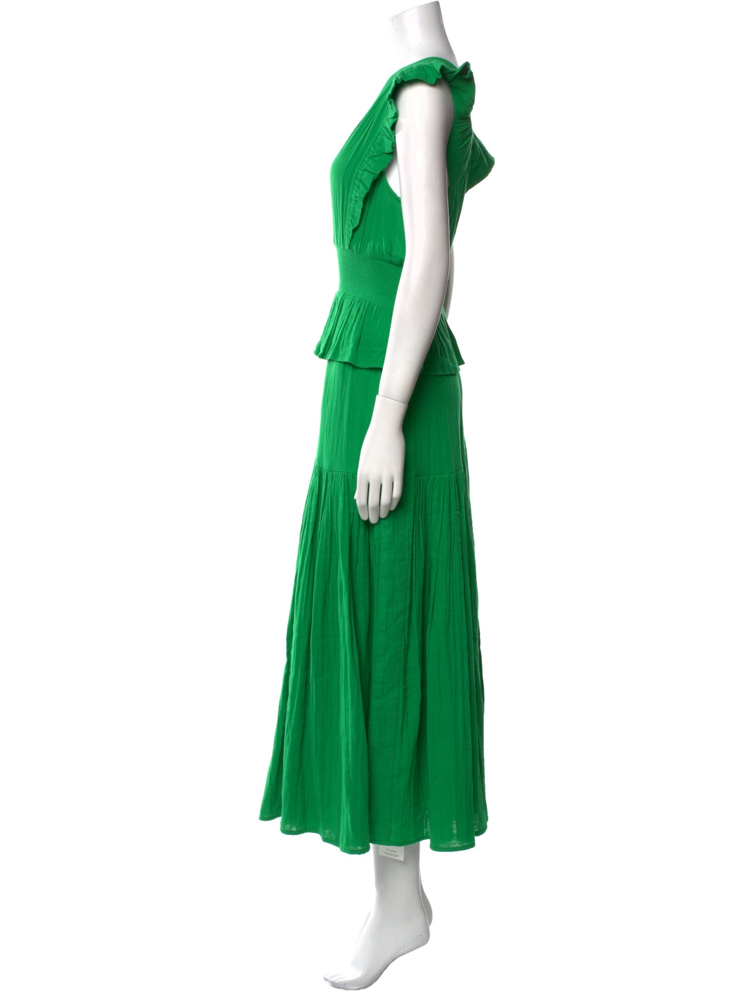 ME+EM V-Neck Midi Length Dress