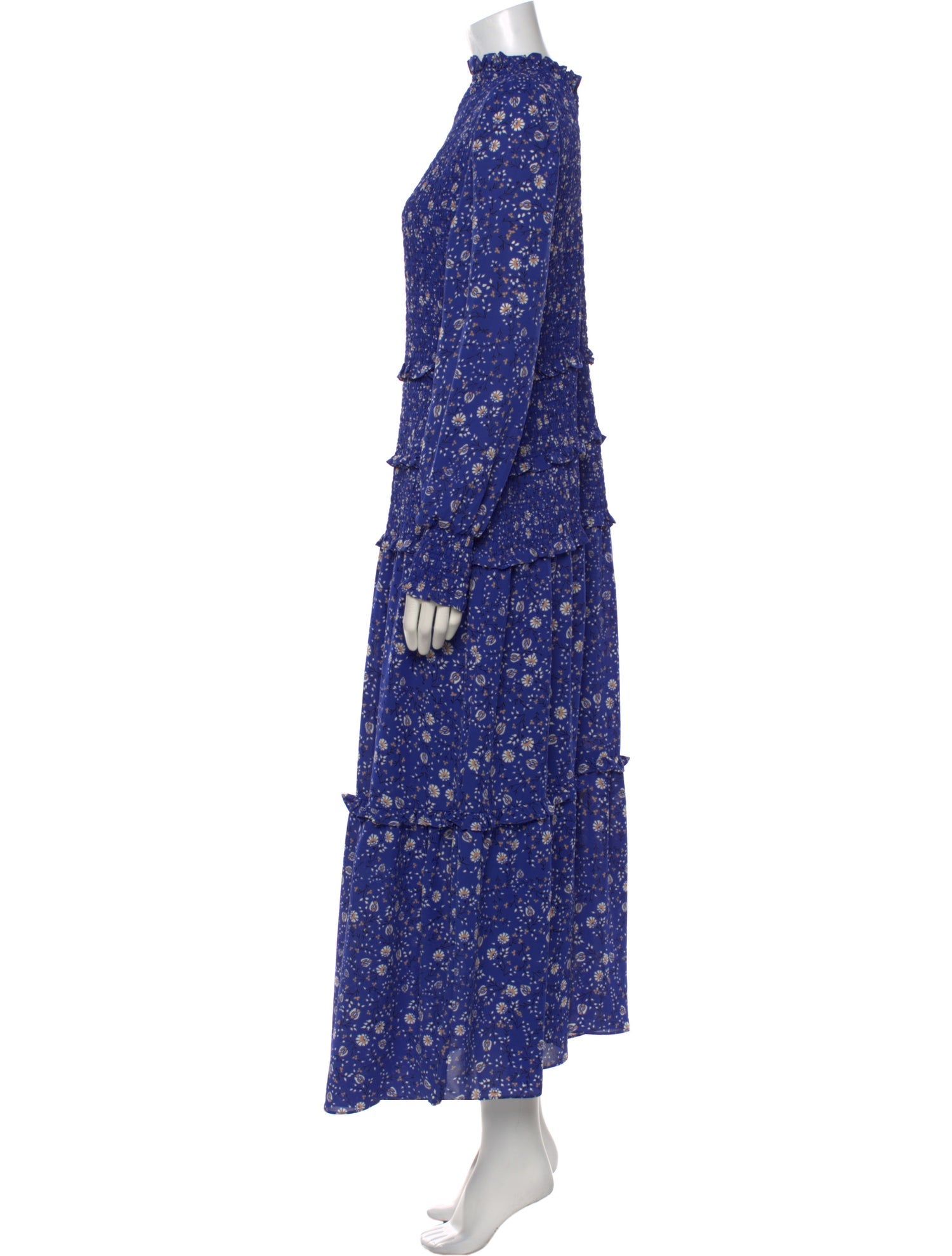 ME+EM Floral Print Long Dress w/ Tags