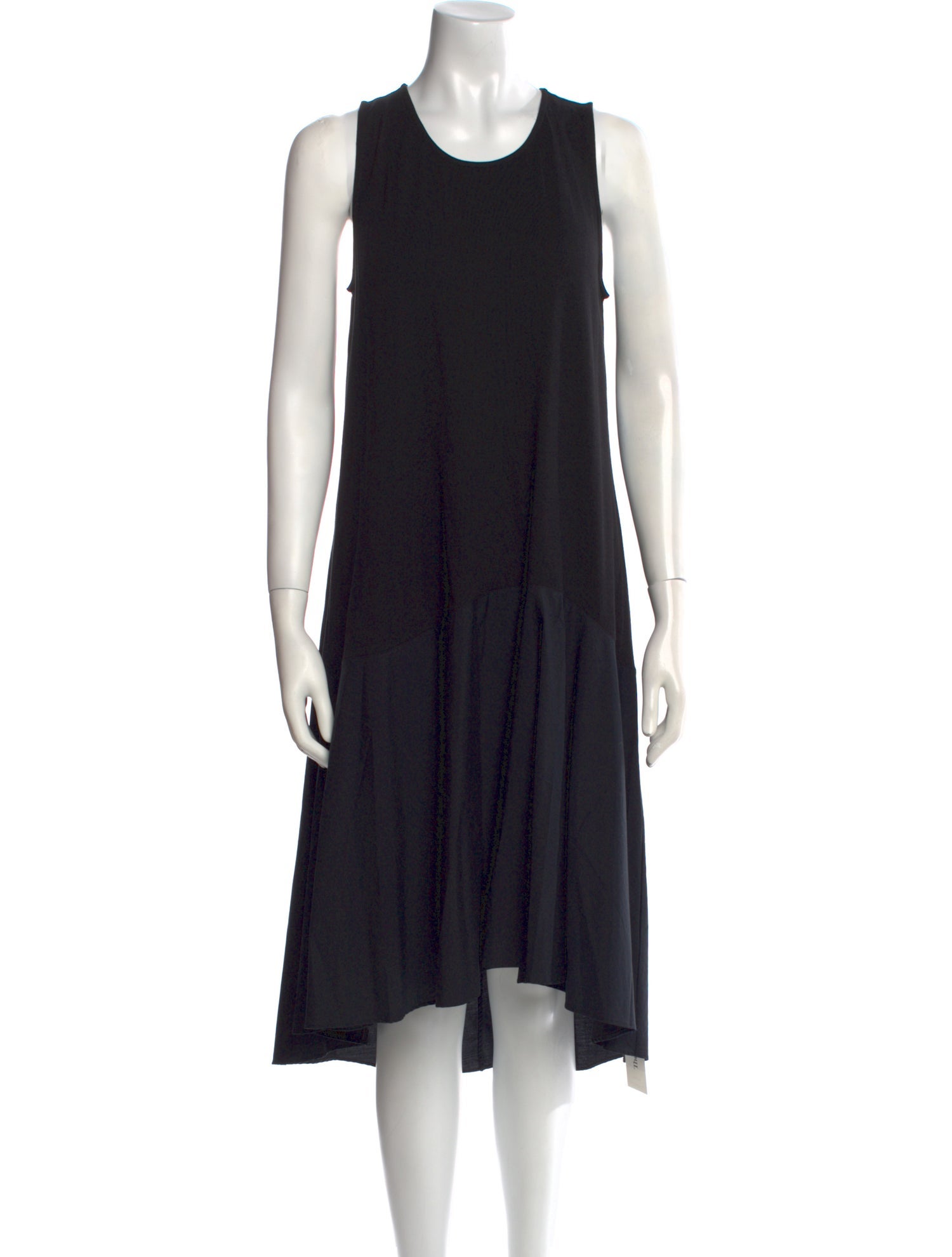 ME+EM Scoop Neck Midi Length Dress