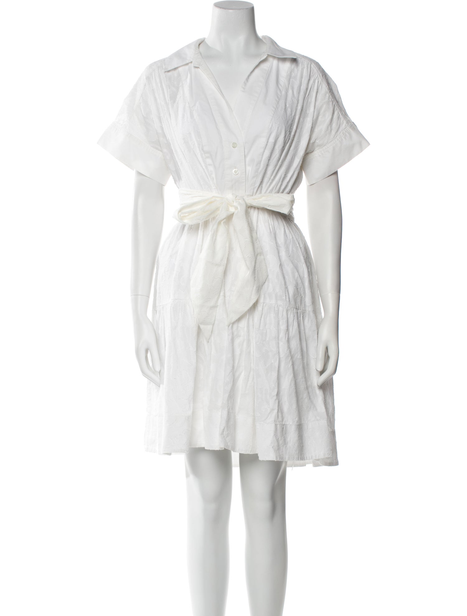 ME+EM V-Neck Mini Dress