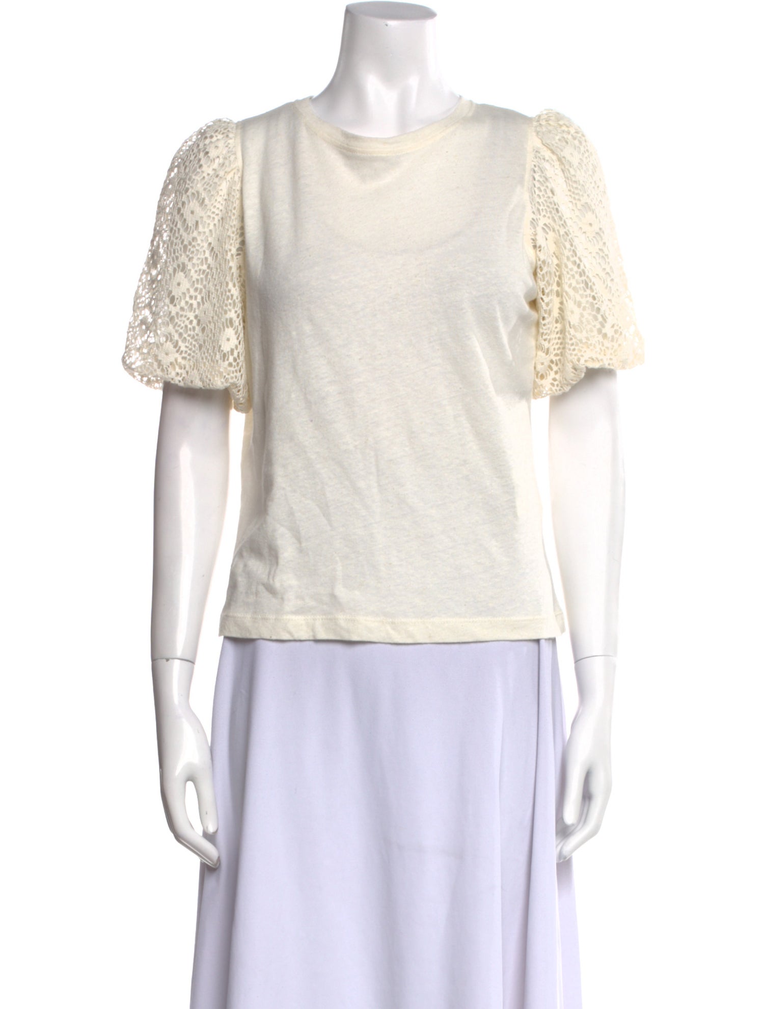 ME+EM Crew Neck Short Sleeve Top w/ Tags