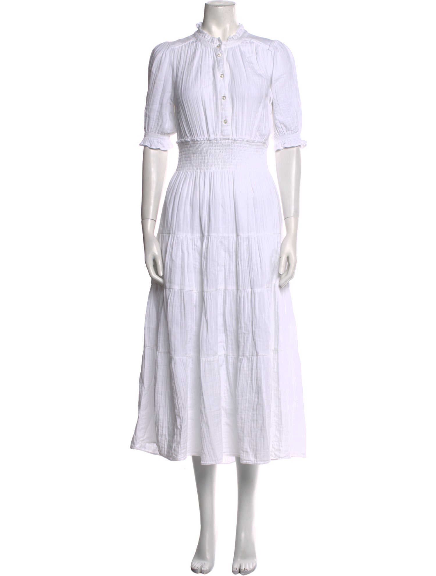 ME+EM Mock Neck Long Dress