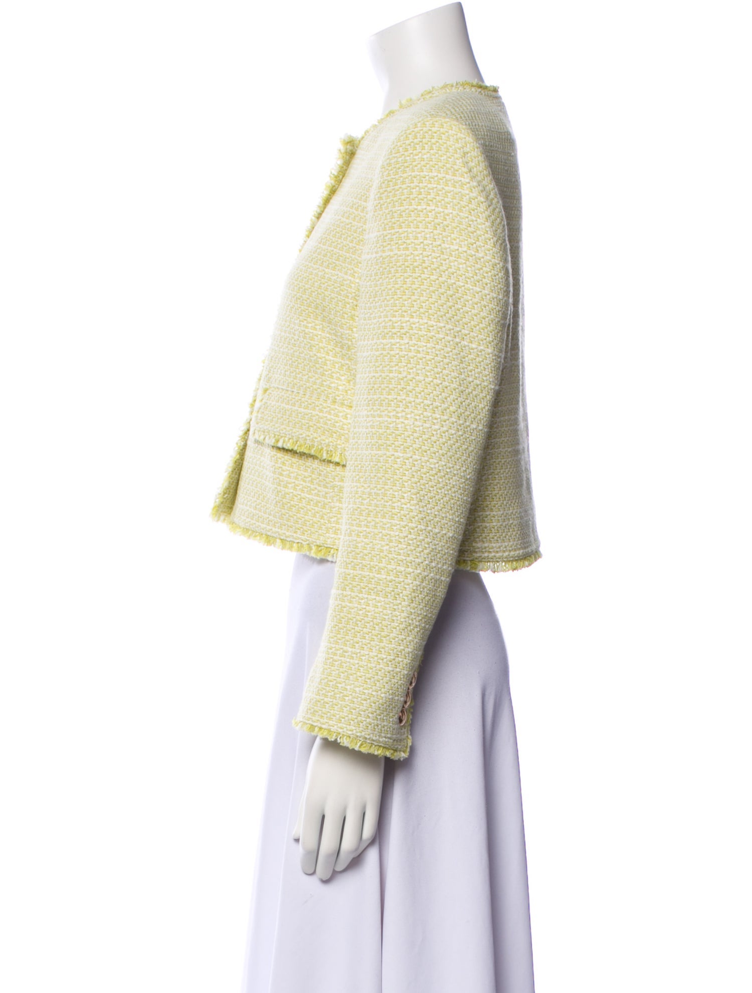 ME+EM Tweed Pattern Jacket