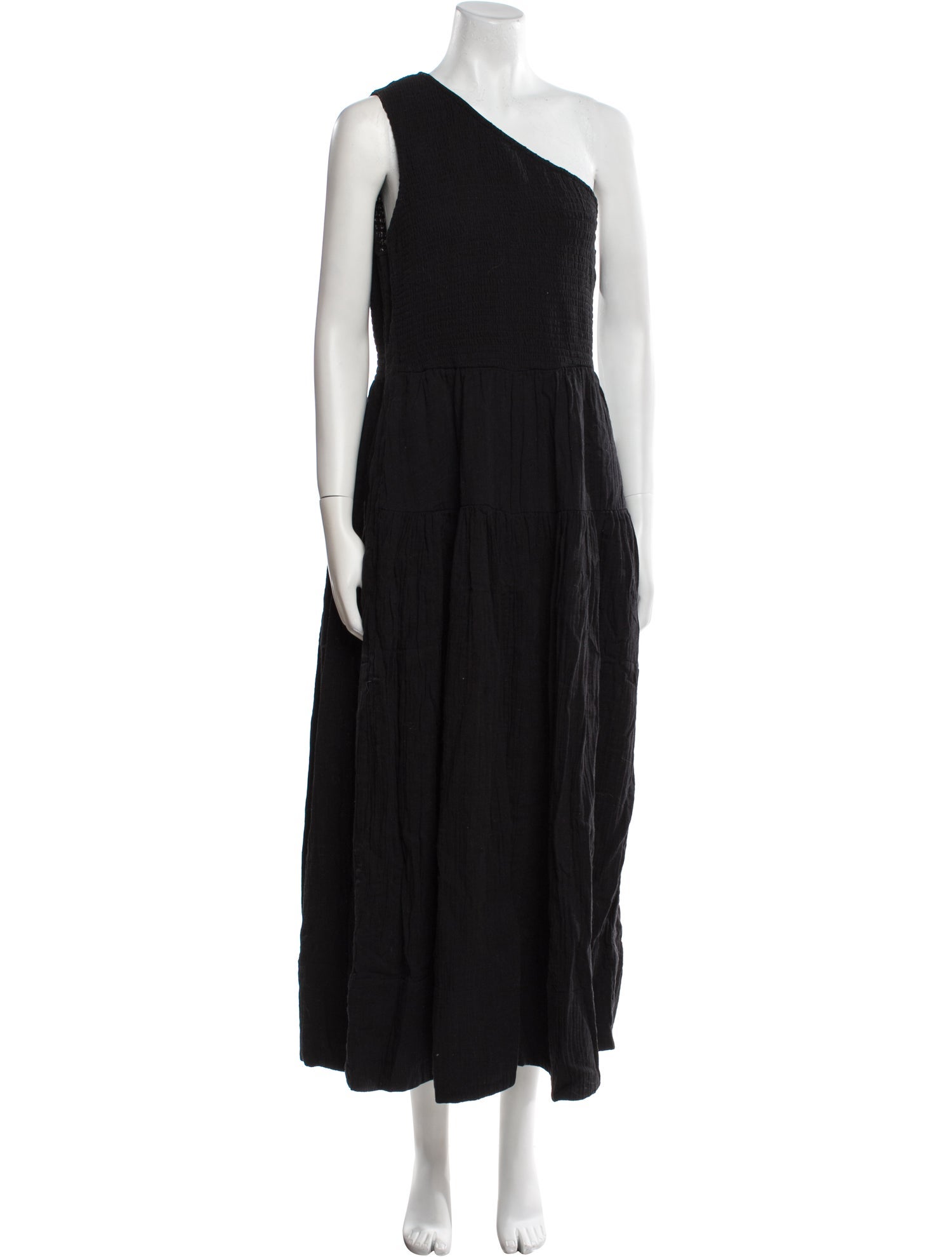 ME+EM One-Shoulder Long Dress