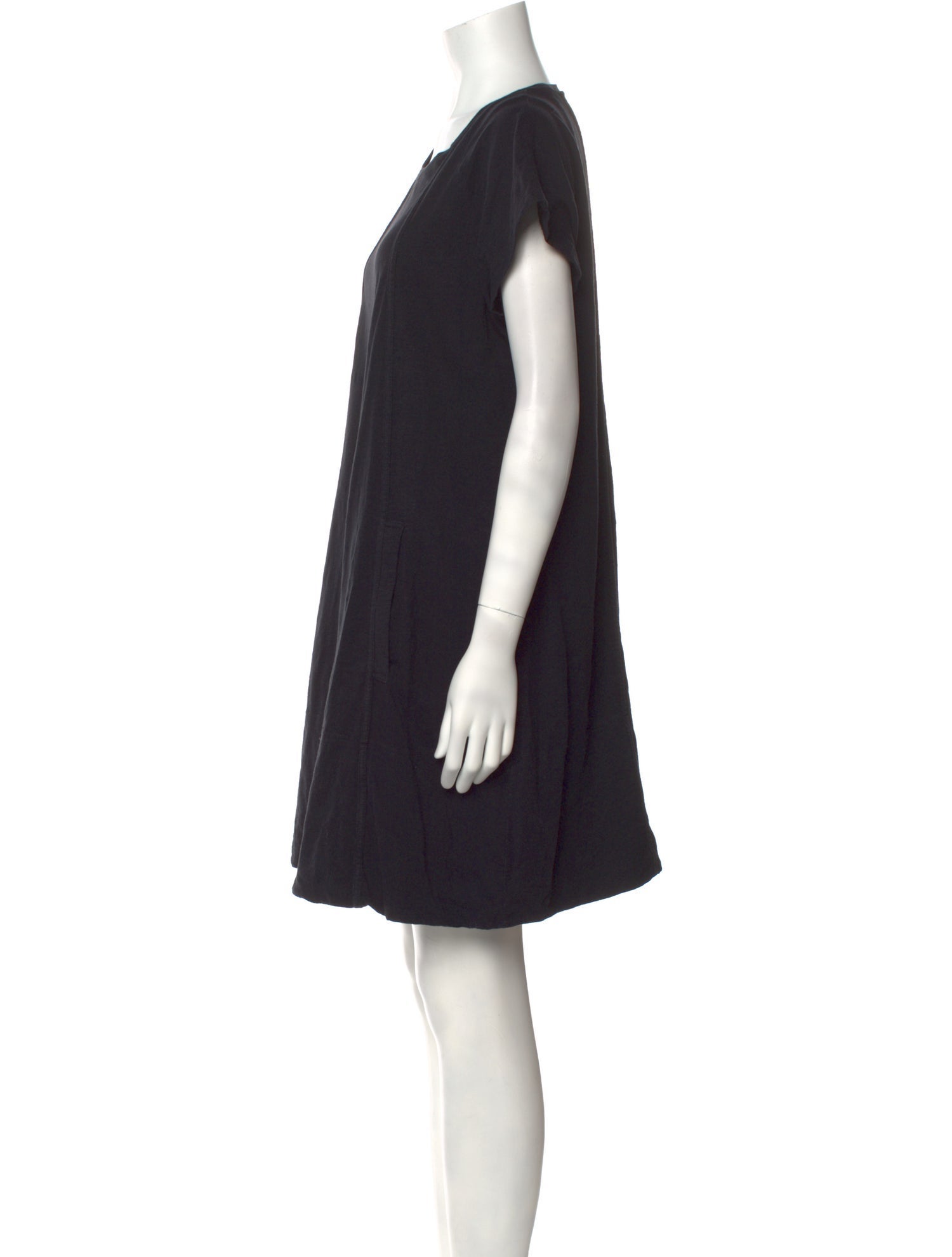 ME+EM Scoop Neck Mini Dress