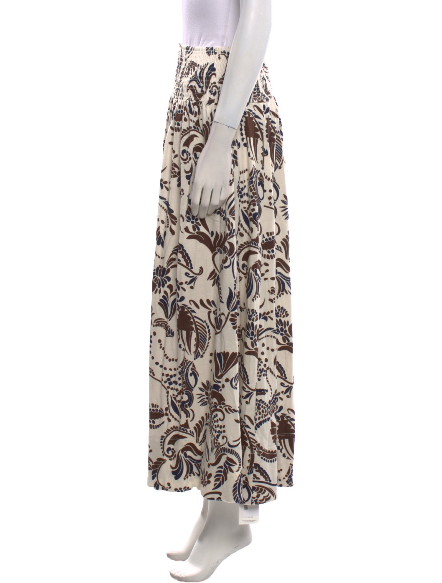 ME+EM Printed Midi Length Skirt