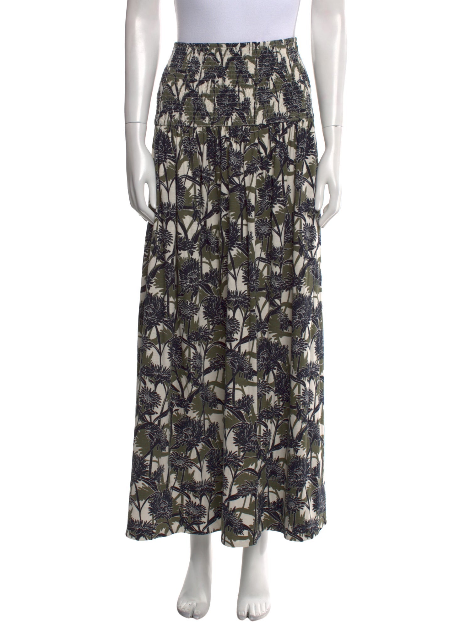 ME+EM Floral Print Midi Length Skirt w/ Tags