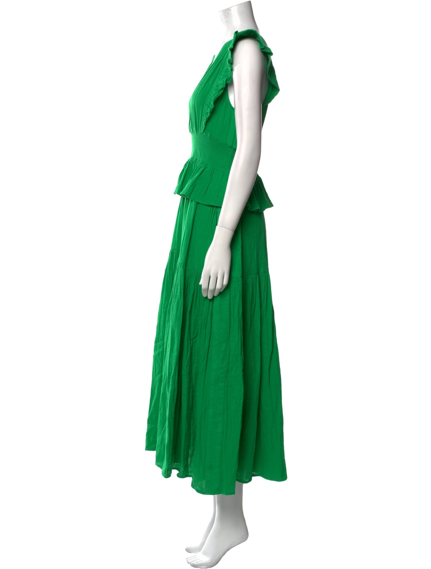 ME+EM V-Neck Long Dress