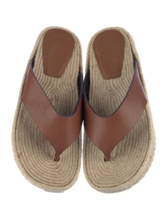 ME+EM Leather Flip Flops