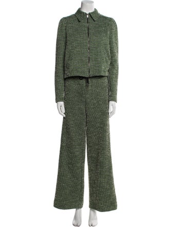 ME+EM Tweed Pattern Pantsuit