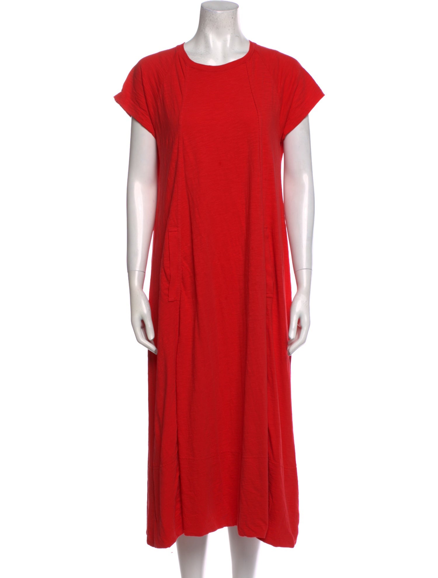 ME+EM Crew Neck Midi Length Dress
