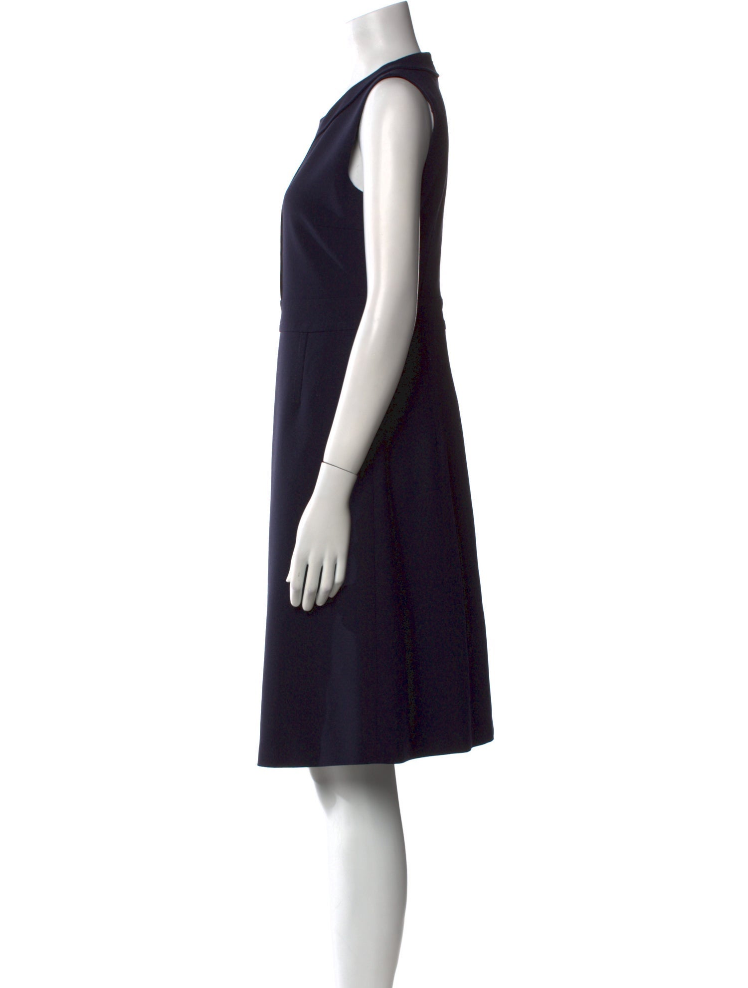 ME+EM Crew Neck Knee-Length Dress