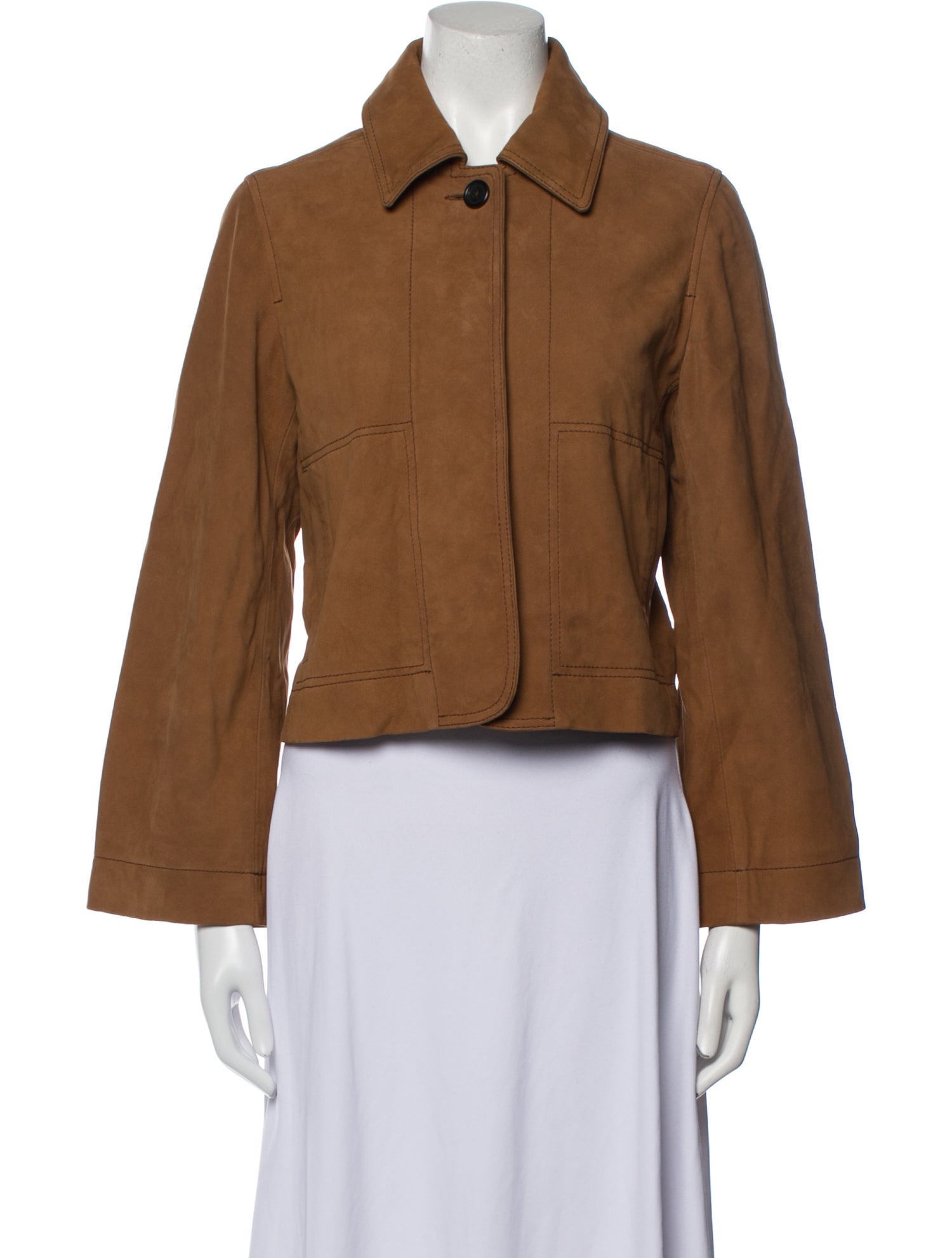 ME+EM Lamb Leather Utility Jacket w/ Tags