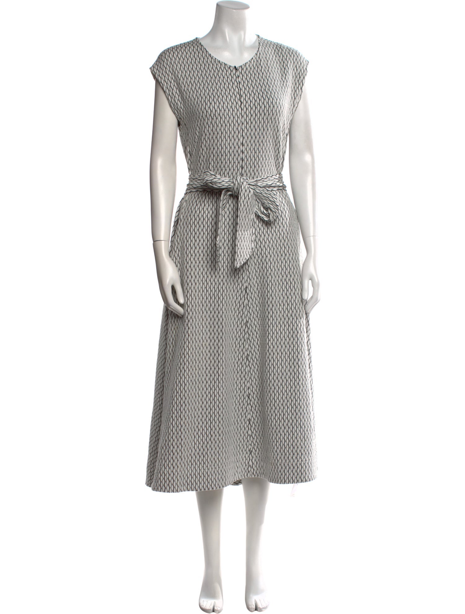 ME+EM Striped Long Dress