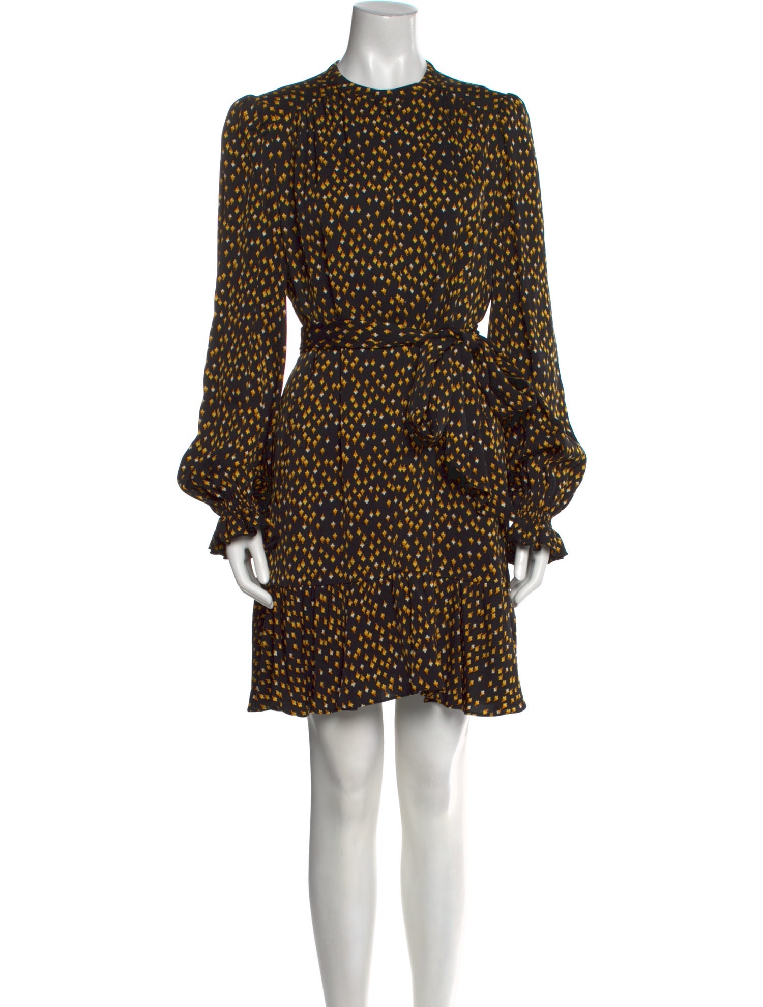 ME+EM Polka Dot Print Mini Dress