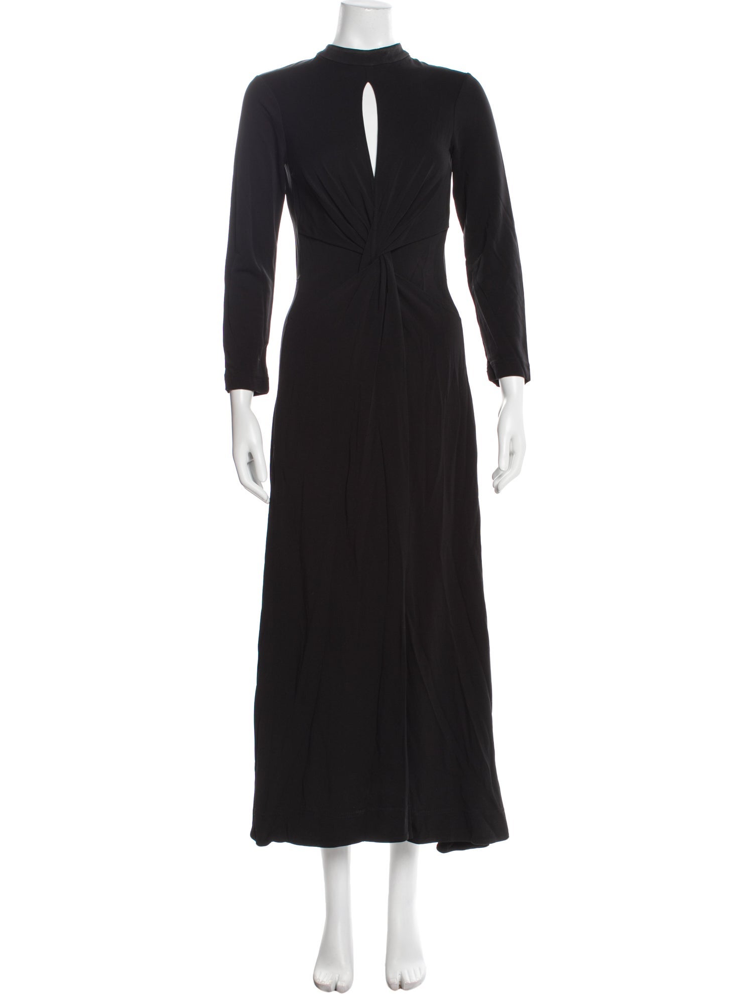 ME+EM Mock Neck Long Dress