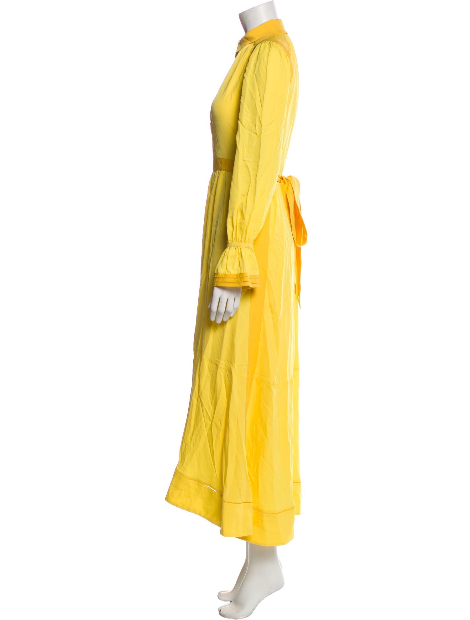 ME+EM Silk Midi Length Dress