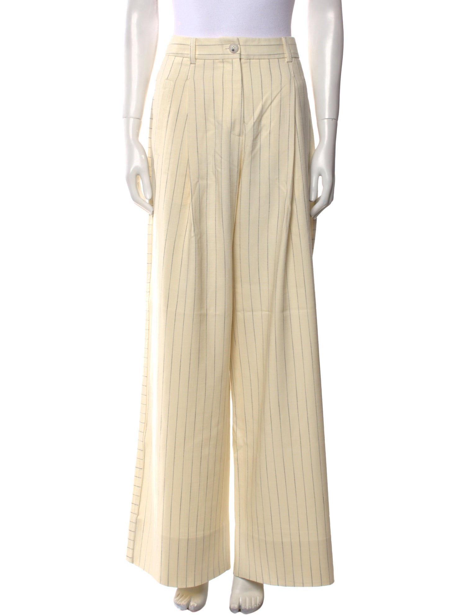 ME+EM Striped Wide Leg Pants