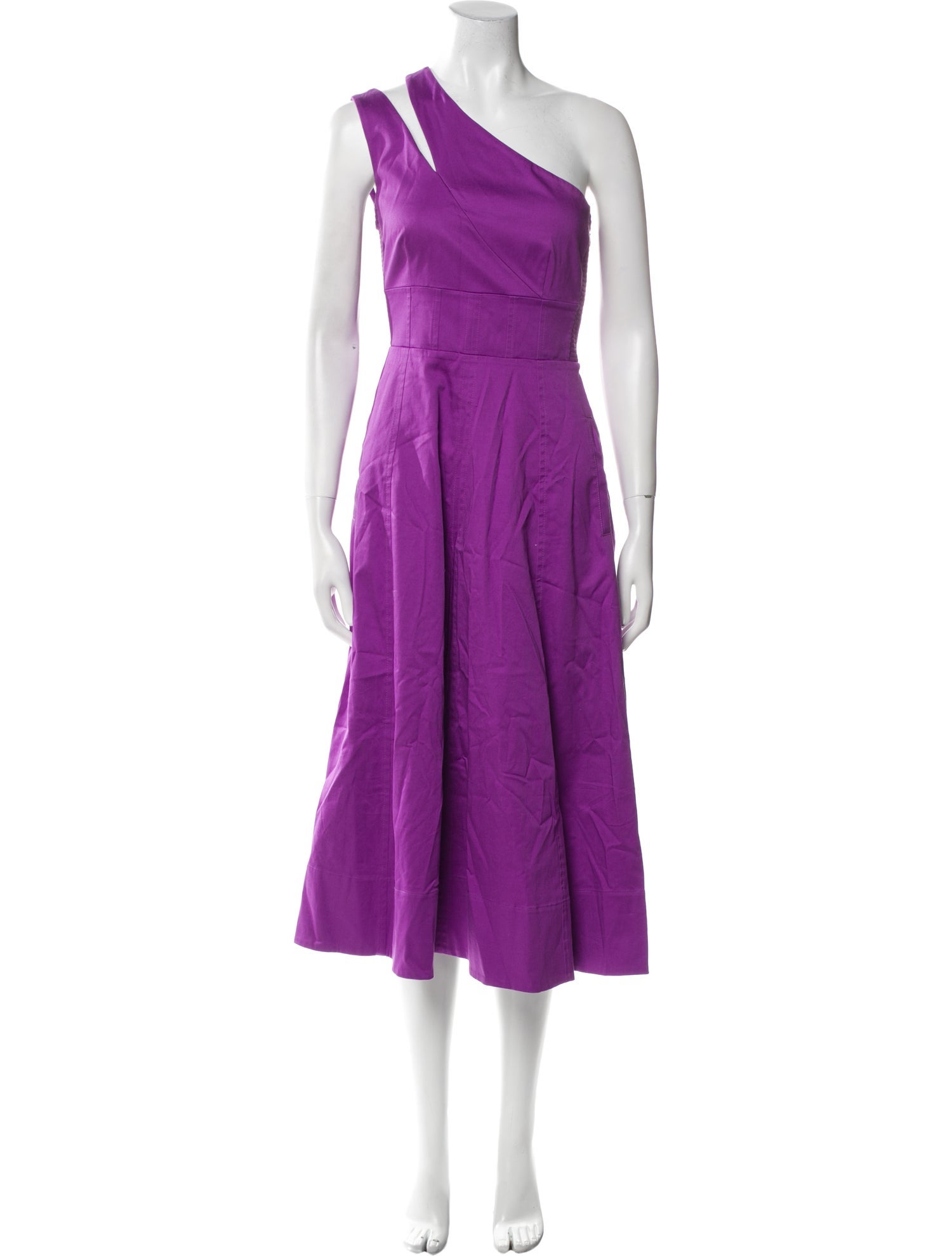 ME+EM One-Shoulder Long Dress