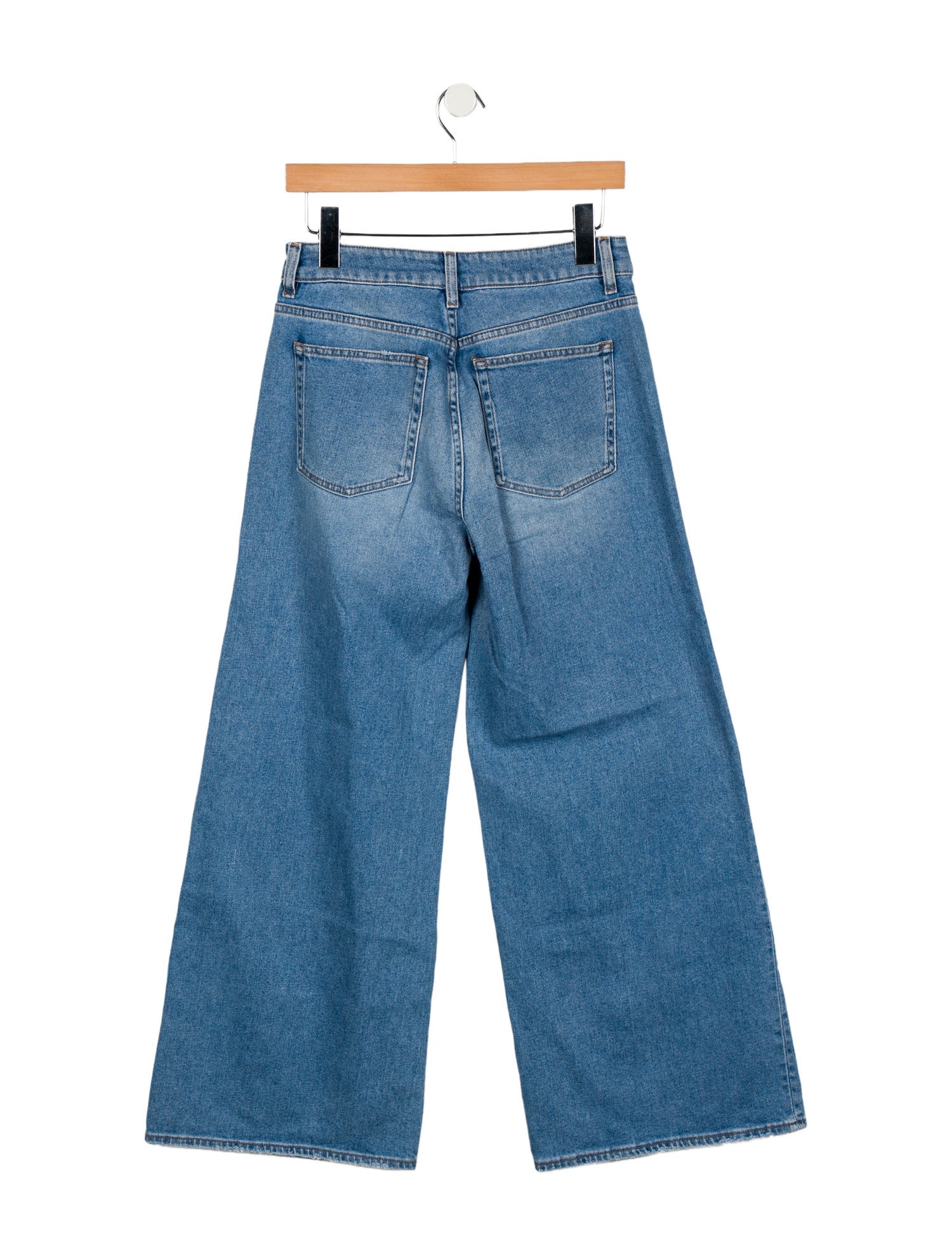 heaven BY MARC JACOBS Low-Rise Wide Leg Jeans - Blue, 7.25