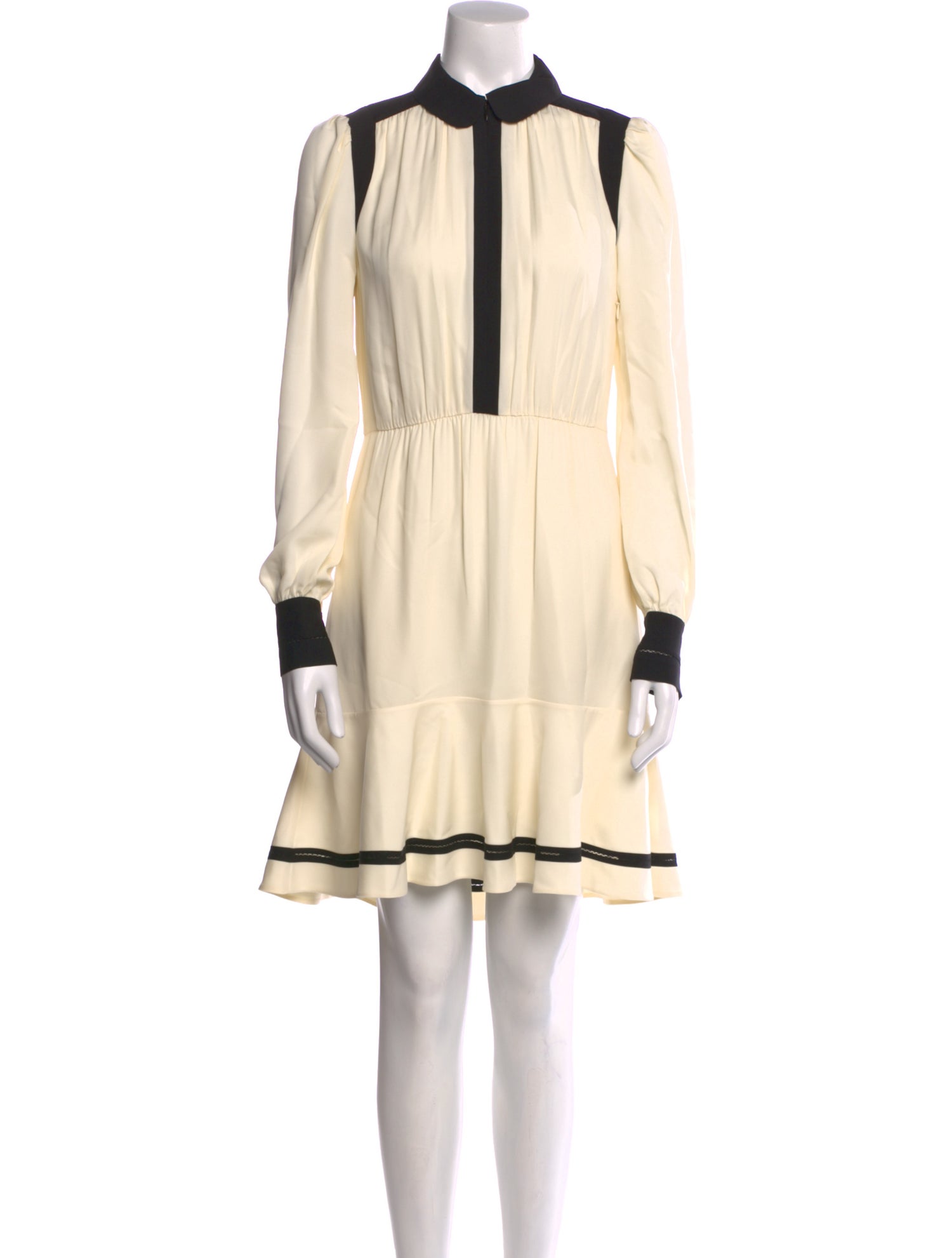 ME+EM Silk Knee-Length Dress