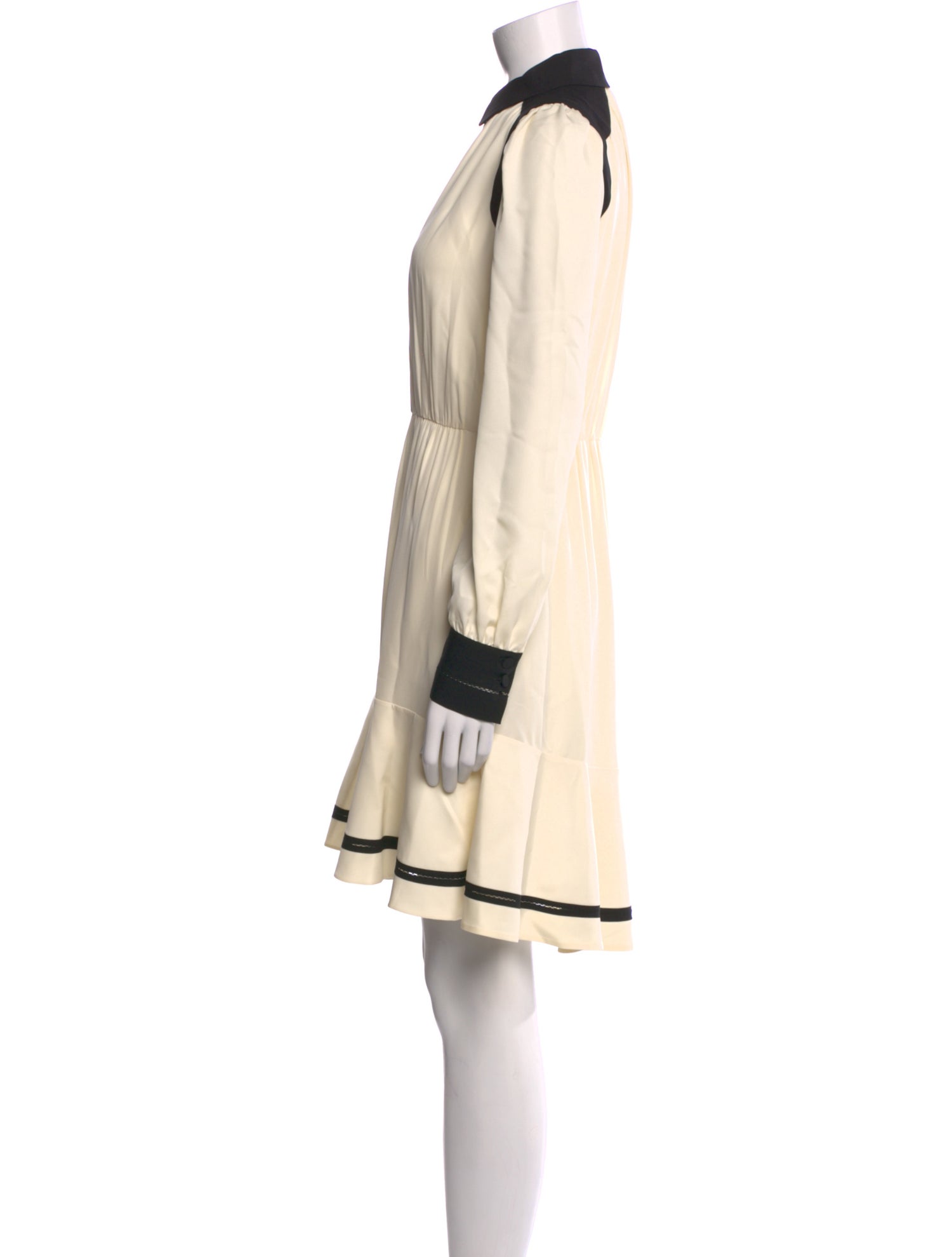 ME+EM Silk Knee-Length Dress