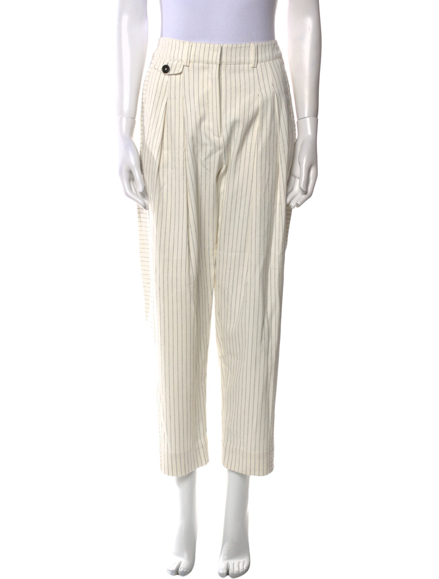 ME+EM Striped Straight Leg Pants w/ Tags