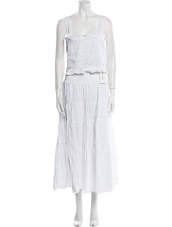 ME+EM Ruffle Embellishment Skirt Set