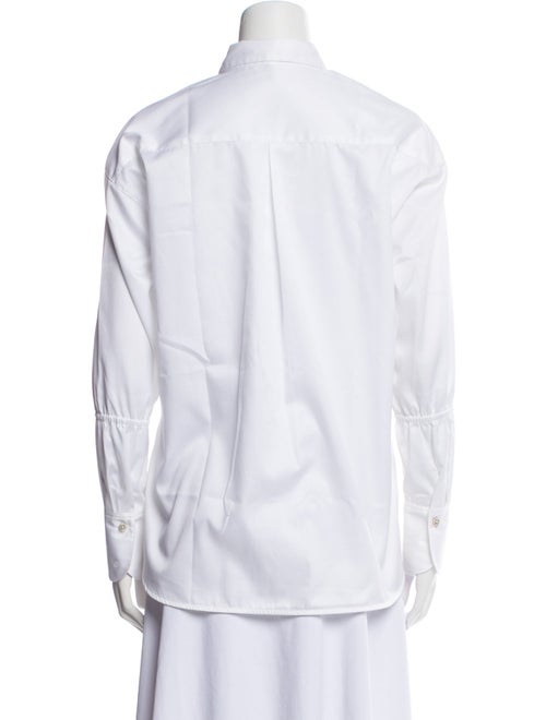 ME+EM Long Sleeve Button-Up Top