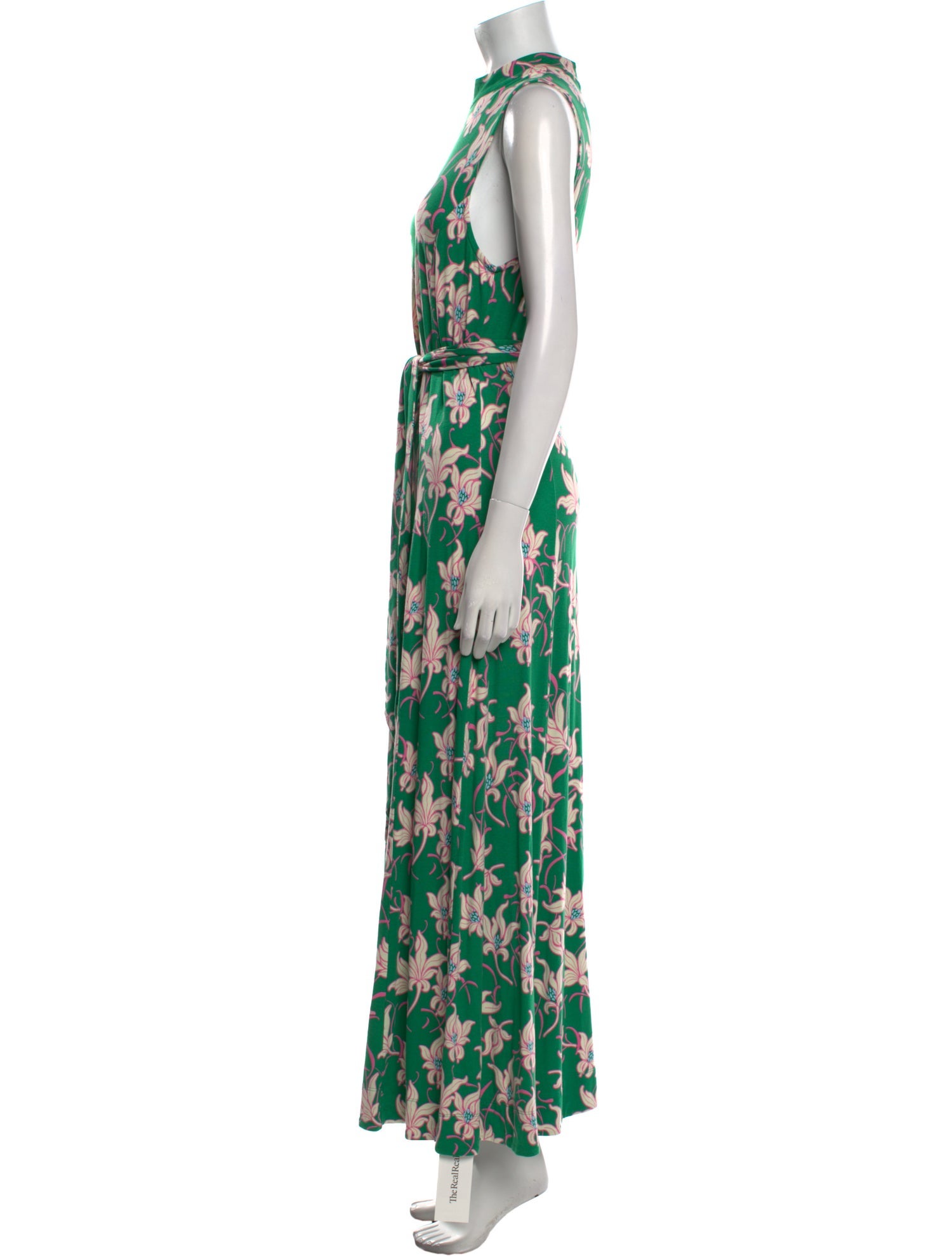 ME+EM Floral Print Long Dress