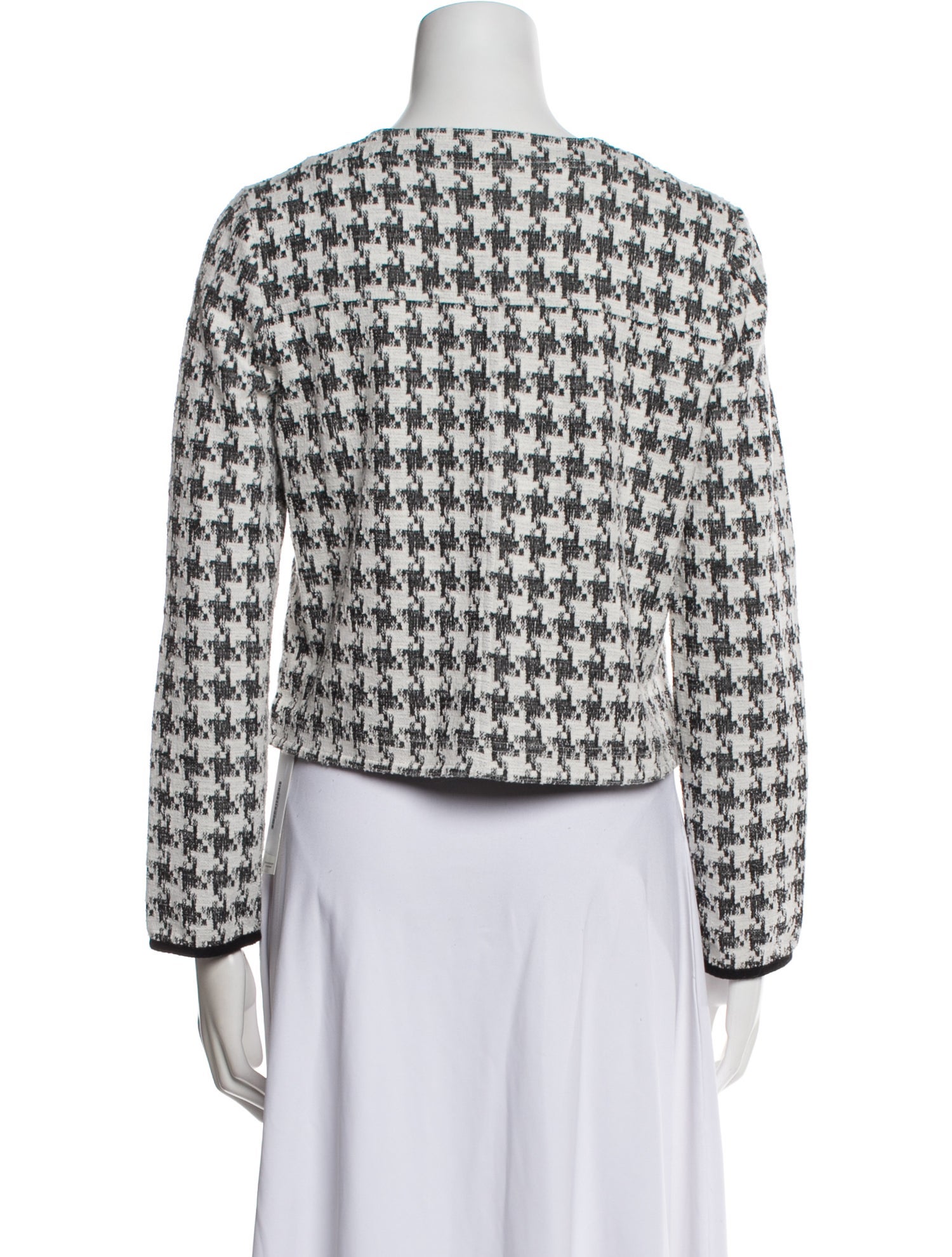 ME+EM Tweed Pattern Evening Jacket