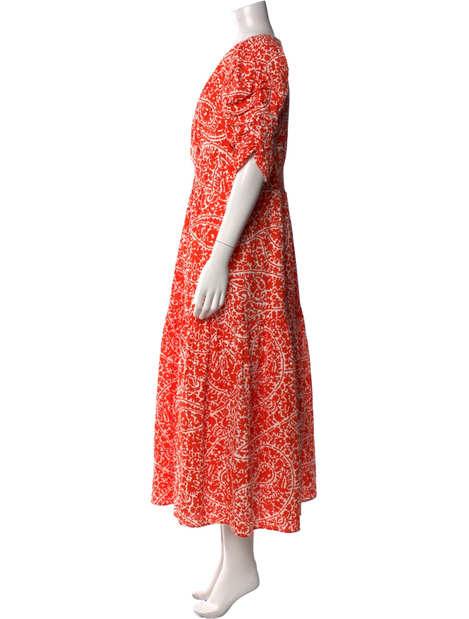 ME+EM Printed Long Dress