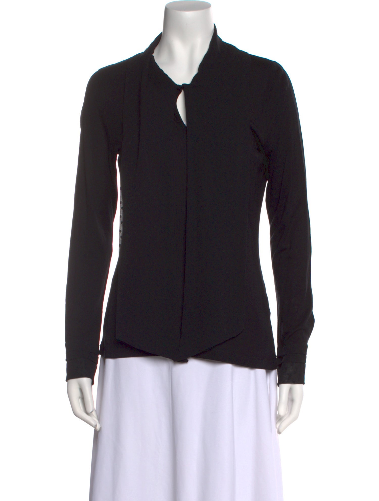 ME+EM Long Sleeve Button-Up Top