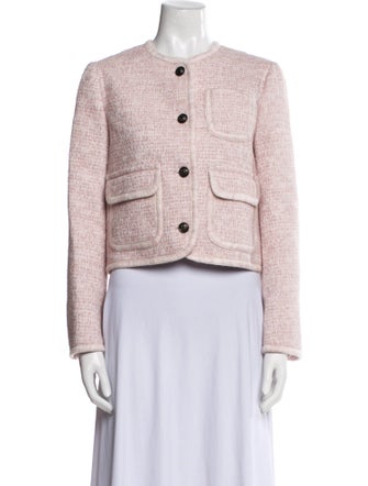 ME+EM Tweed Pattern Evening Jacket