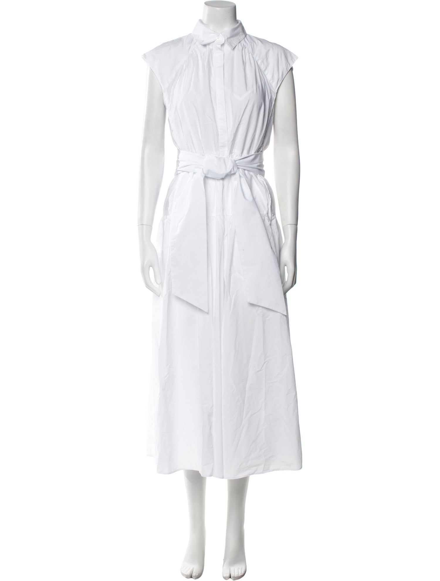 ME+EM Mock Neck Long Dress