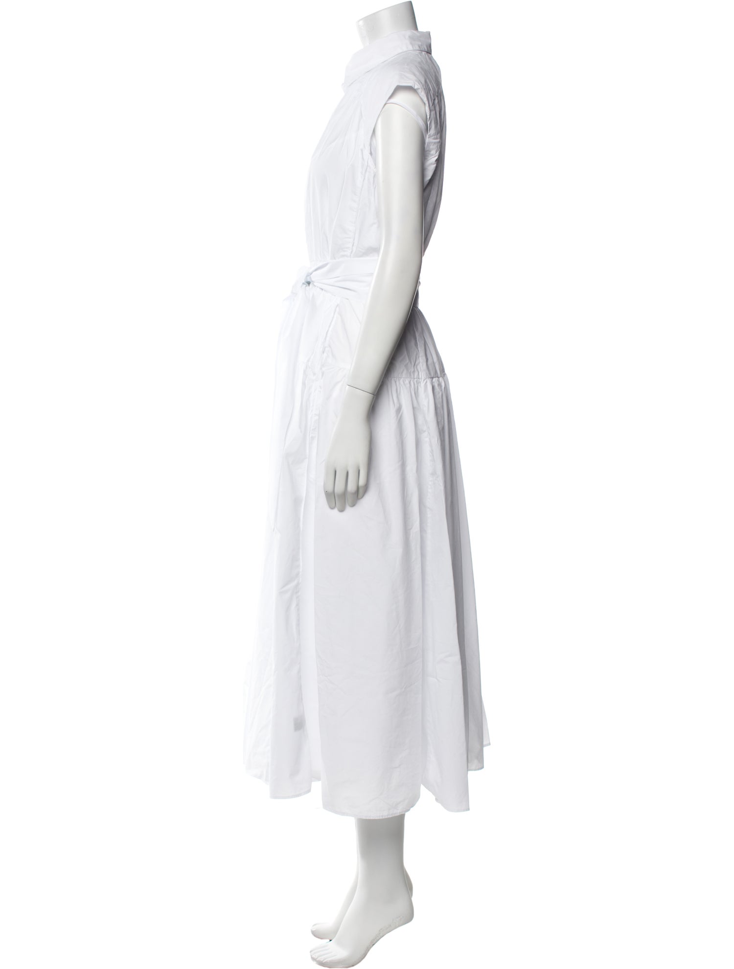 ME+EM Mock Neck Long Dress