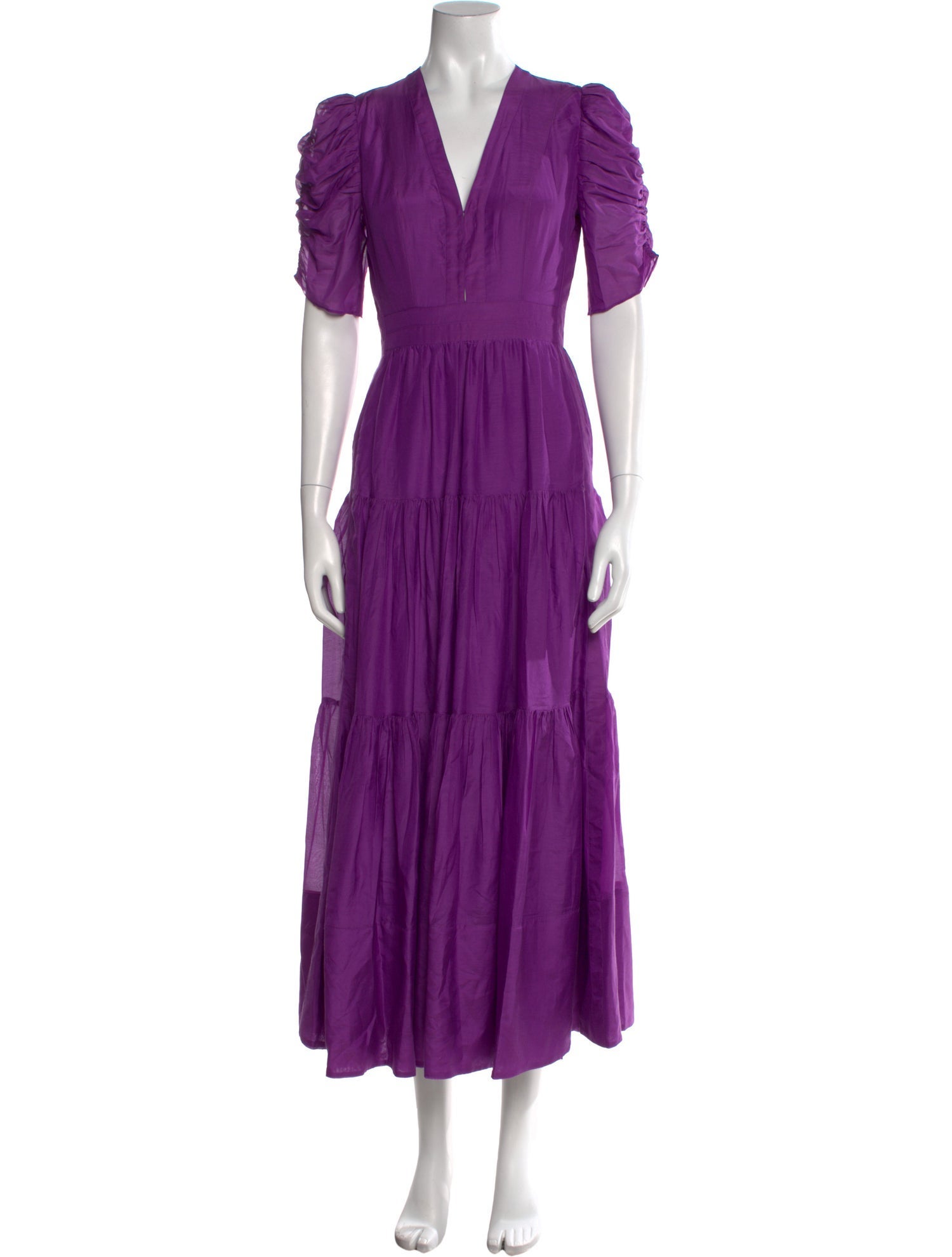 ME+EM V-Neck Long Dress