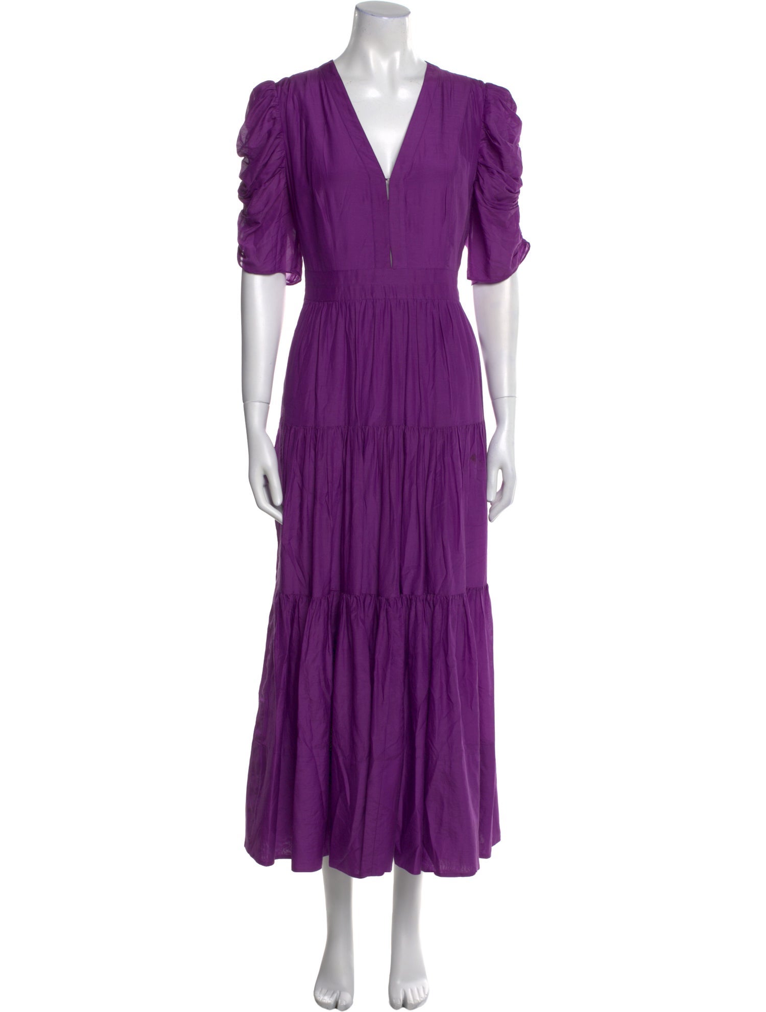 ME+EM V-Neck Long Dress