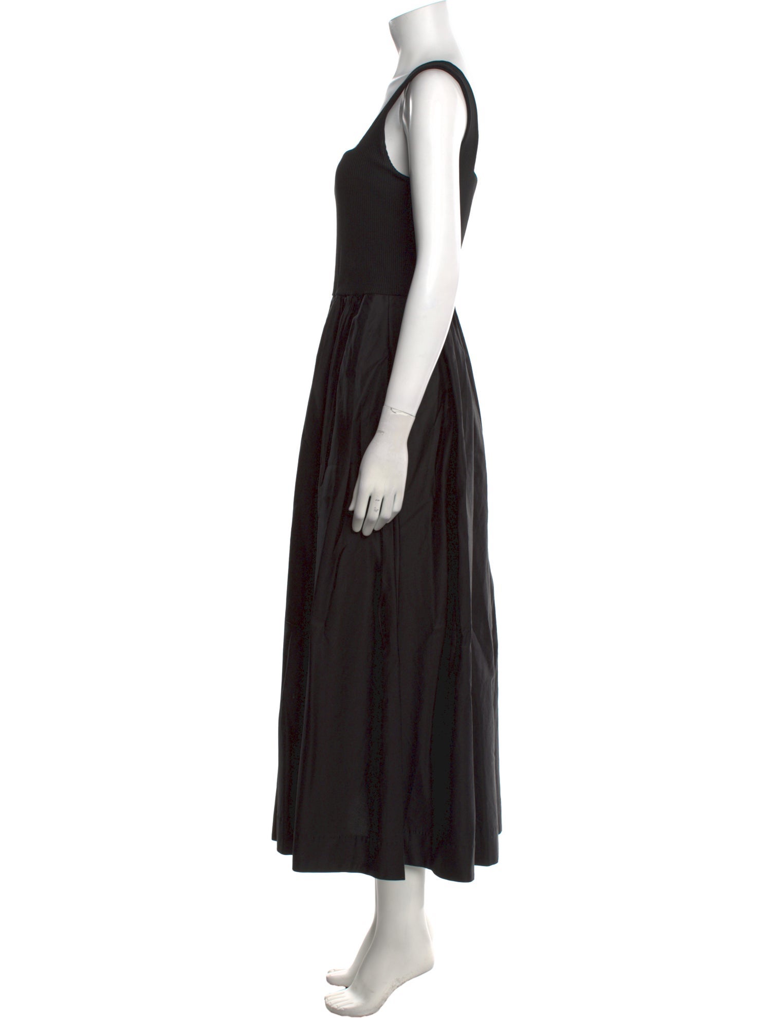 ME+EM Square Neckline Long Dress