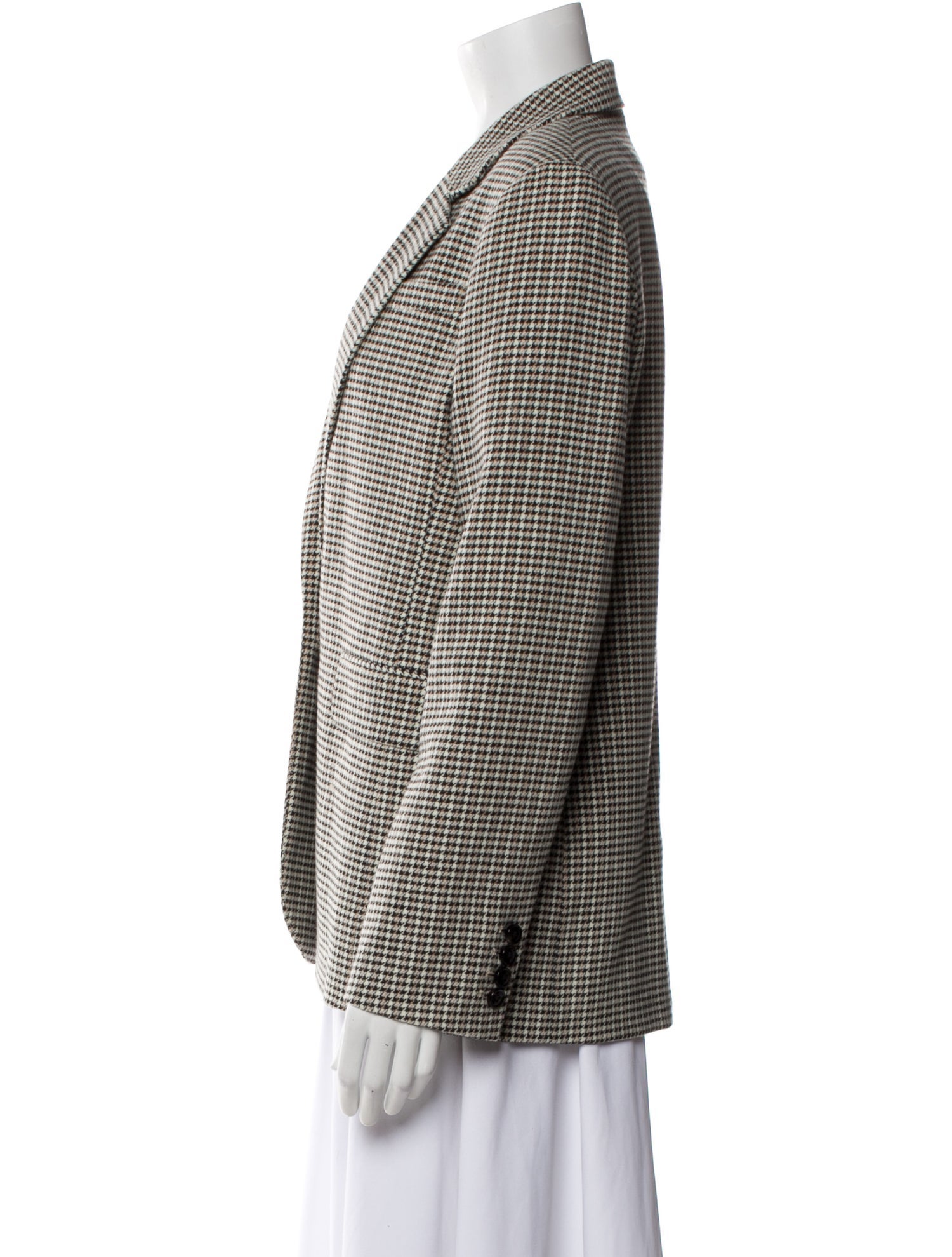 ME+EM Wool Houndstooth Print Blazer w/ Tags