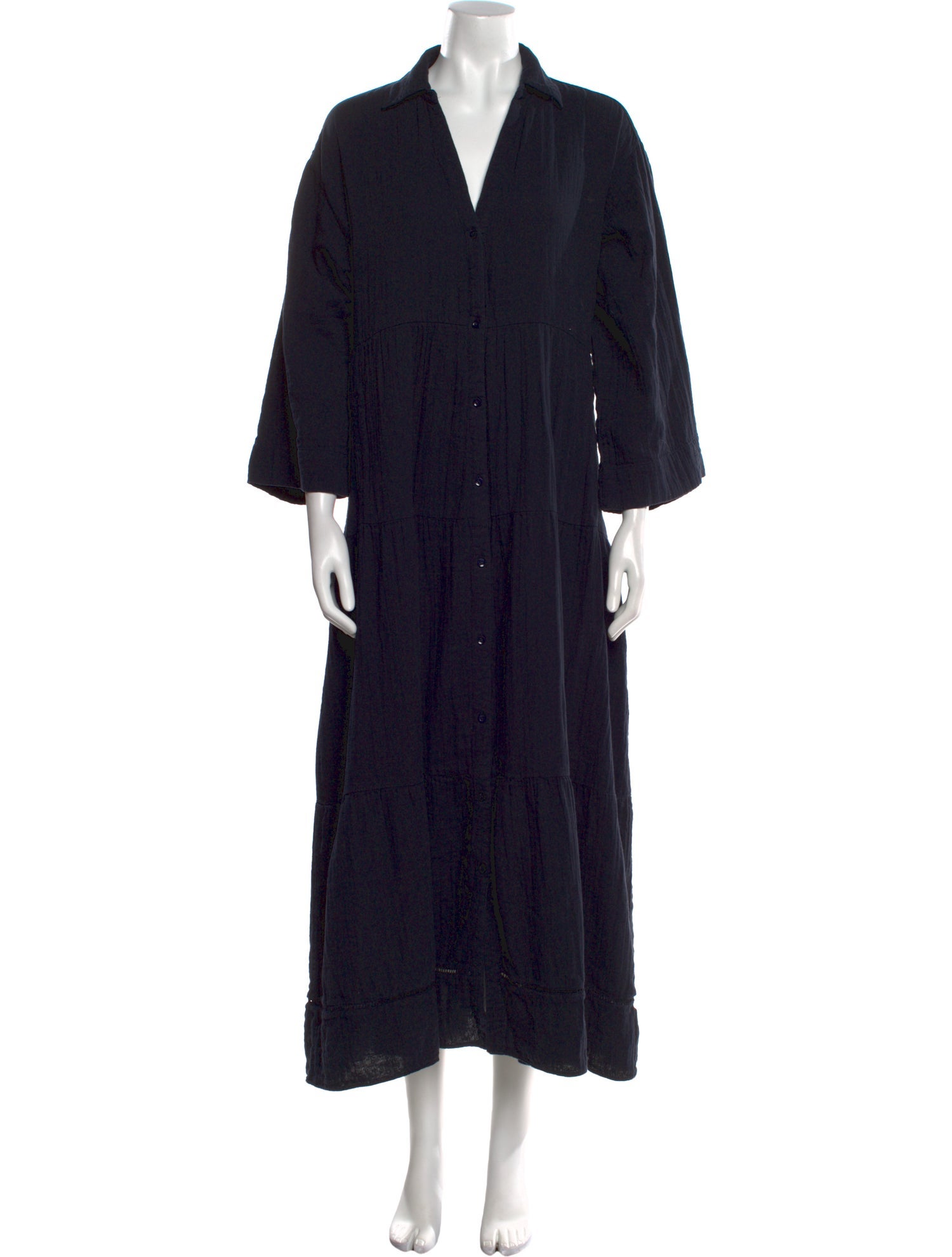 ME+EM V-Neck Long Dress