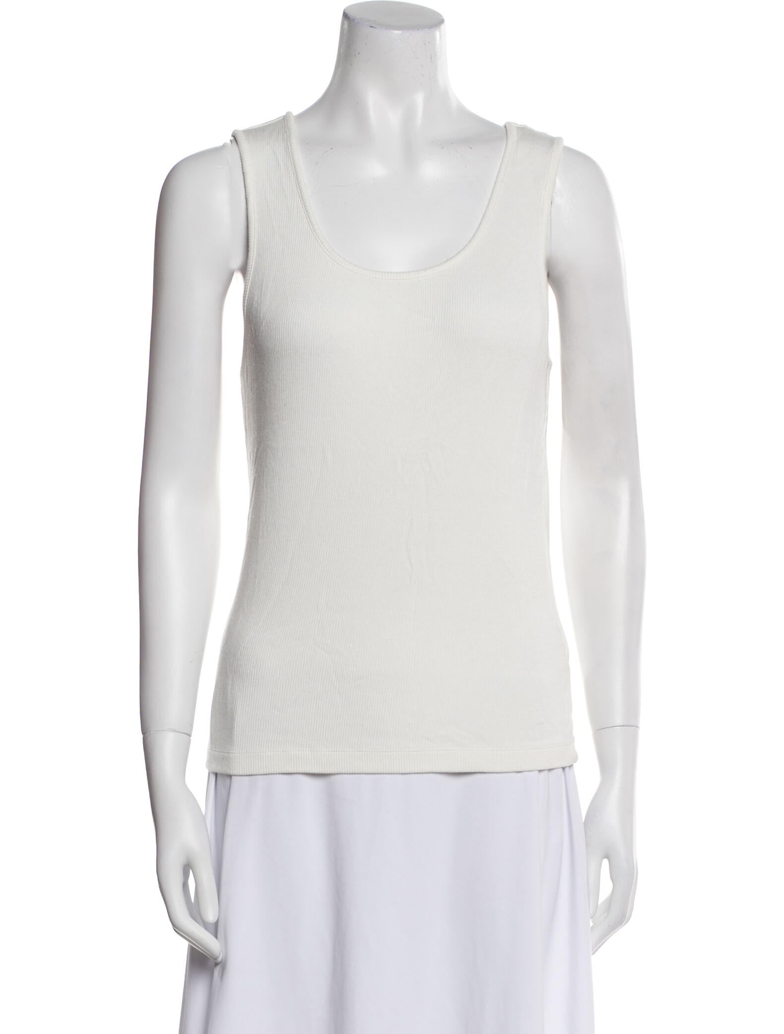 ME+EM Scoop Neck Sleeveless Top