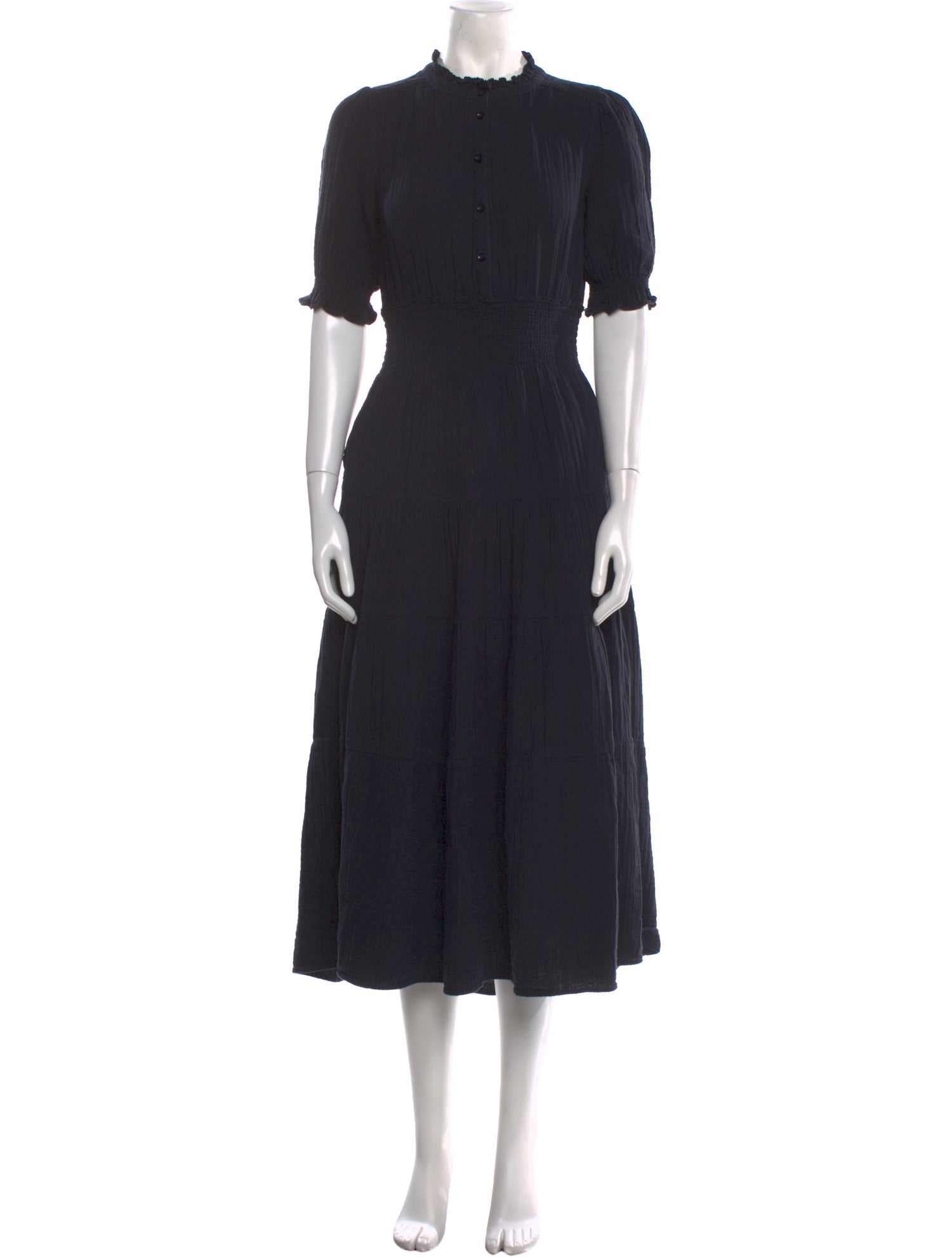 ME+EM Mock Neck Long Dress