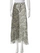 ME+EM Animal Print Long Skirt