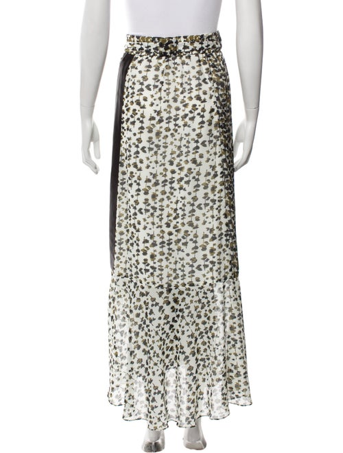 ME+EM Animal Print Long Skirt
