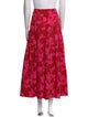 ME+EM Floral Print Midi Length Skirt