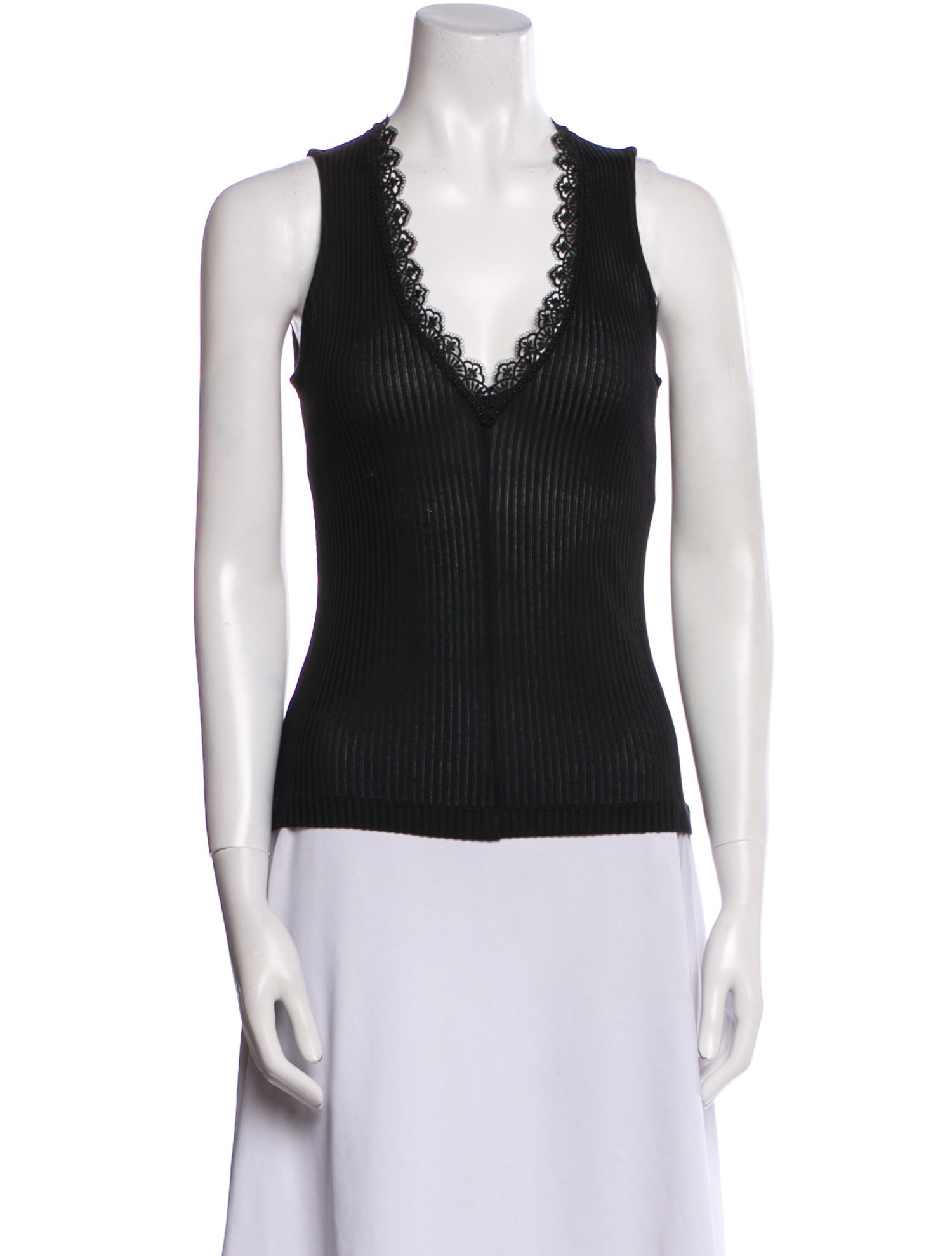 ME+EM V-Neck Sleeveless Top