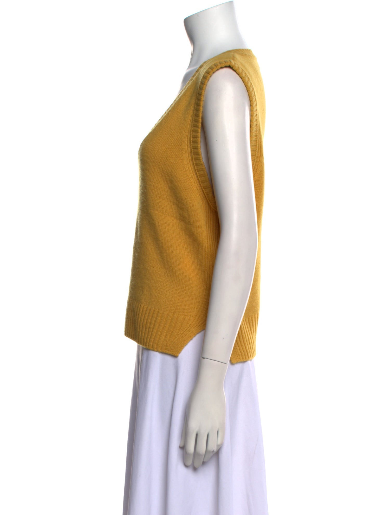 ME+EM Wool V-Neck Top