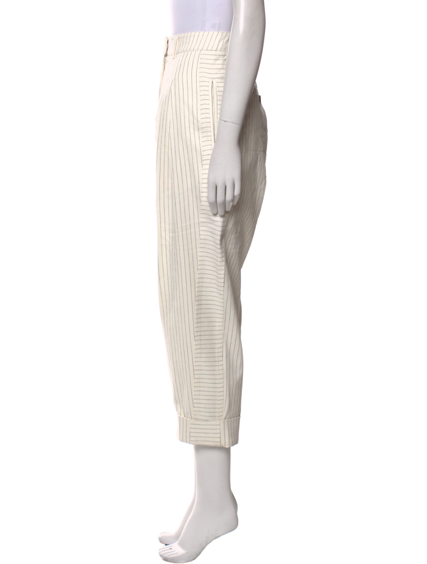 ME+EM Striped Straight Leg Pants